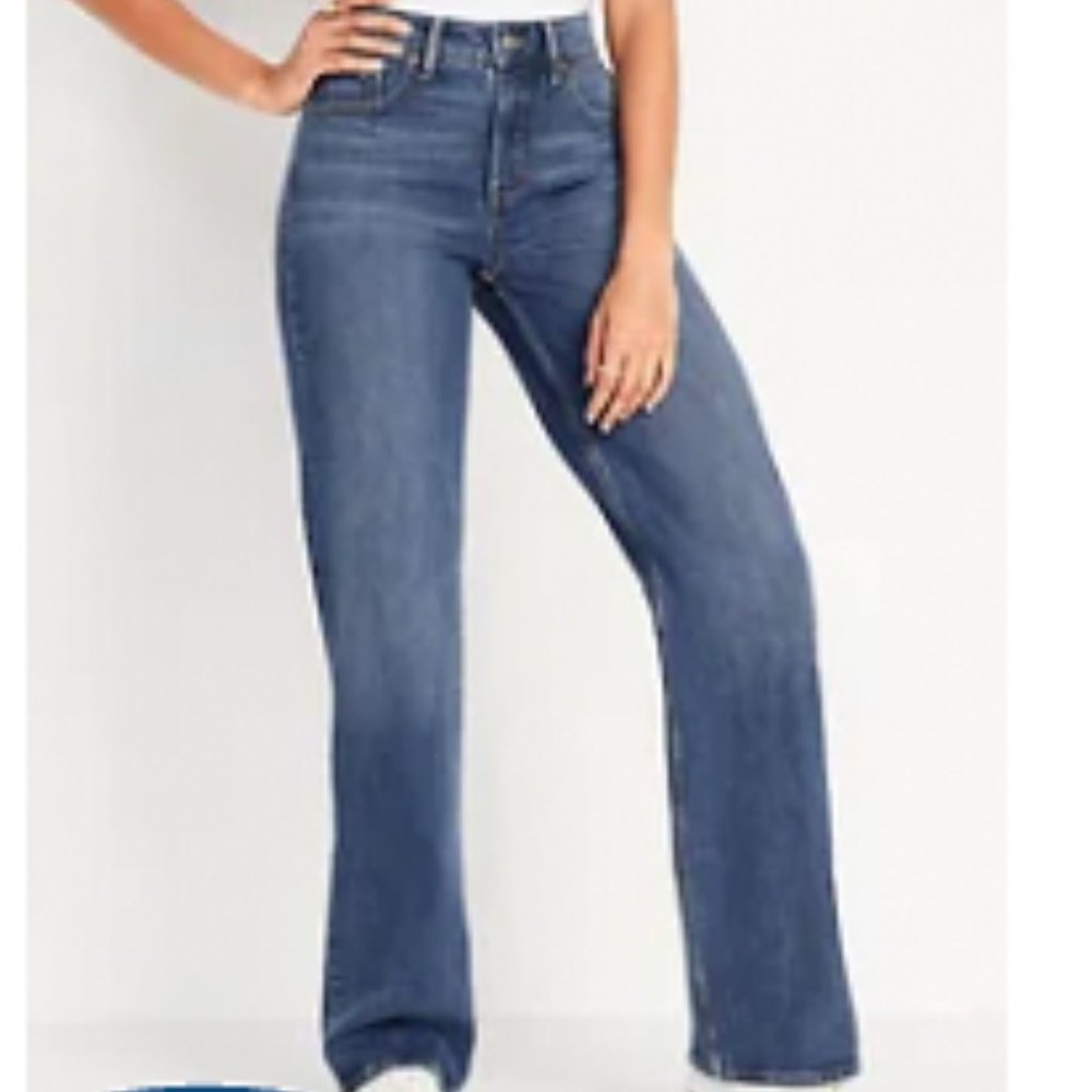 Old Navy Wide Leg mid rise jeans